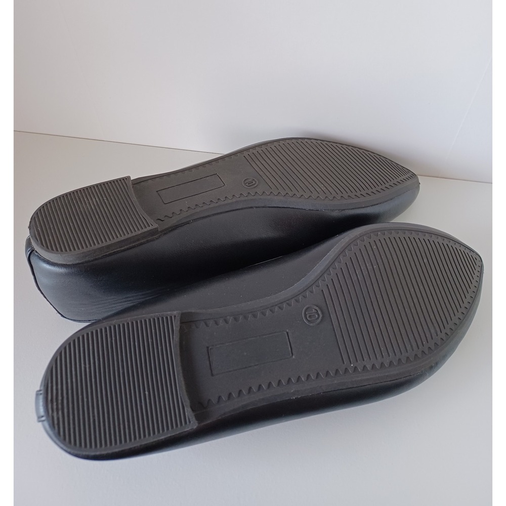 Women's Size 10 Black SO Flat Shoes Fashion Accessories - Picture 5 of 10
